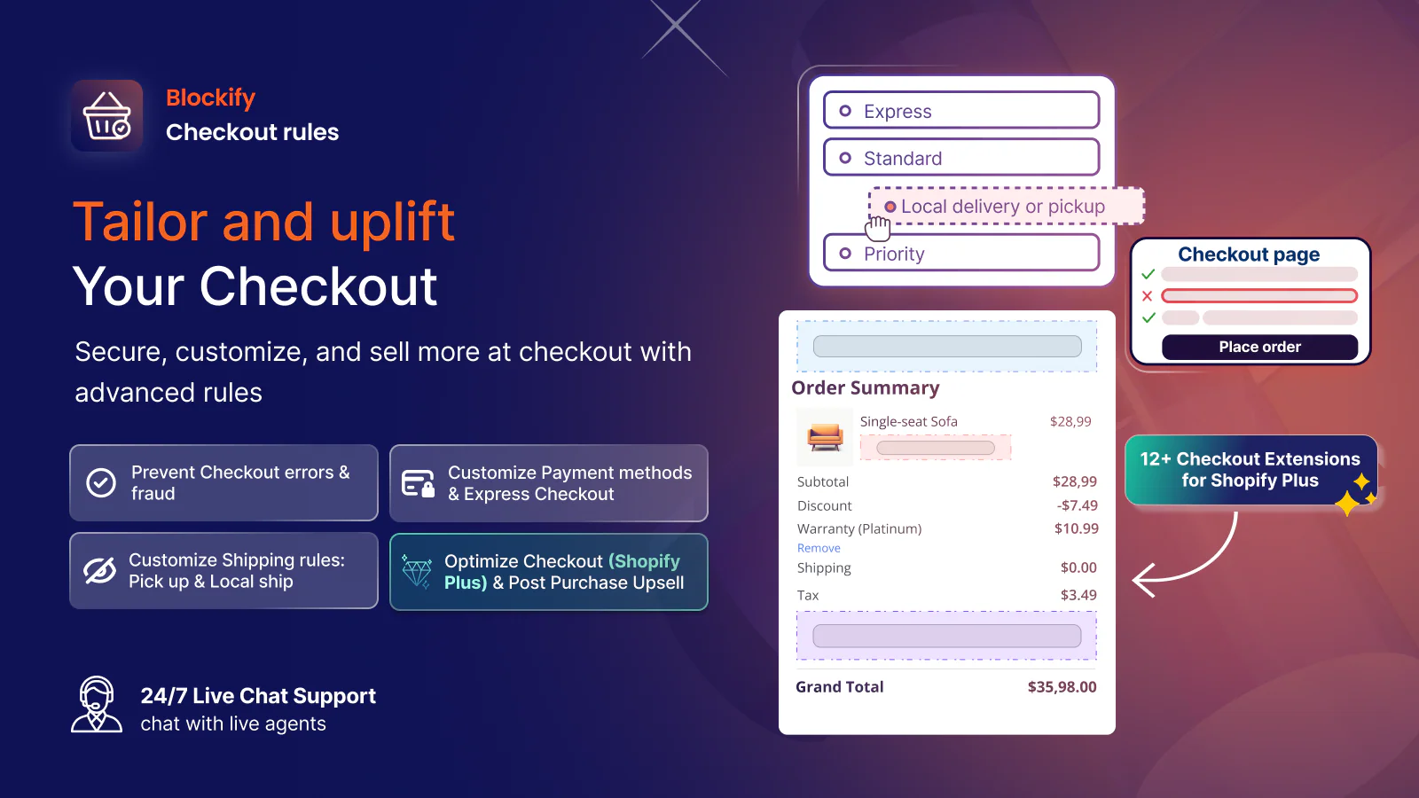 Blockify Checkout Rules Plus